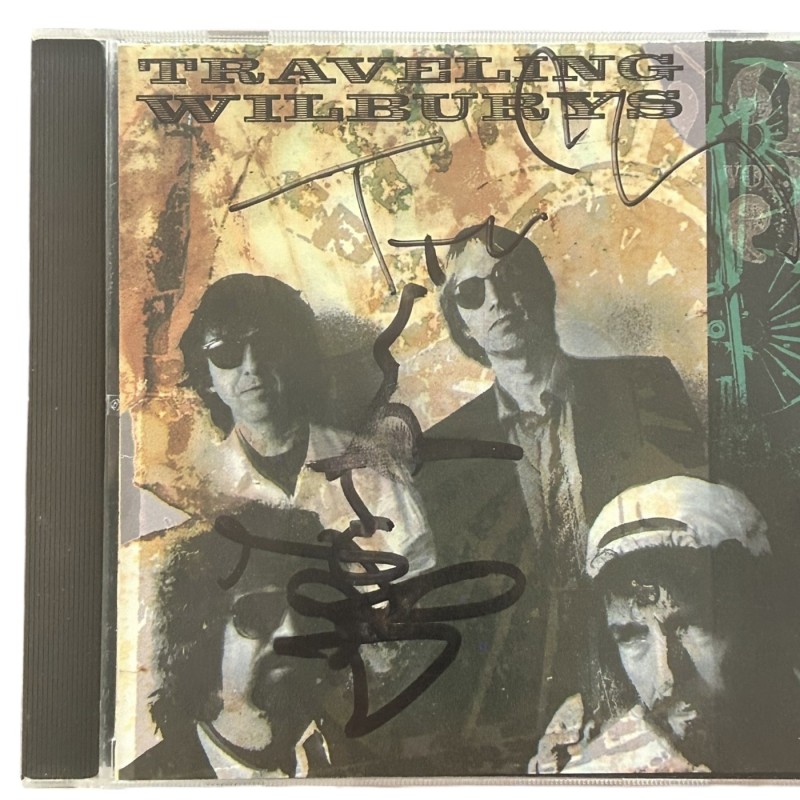 CD autografato dei Traveling Wilburys