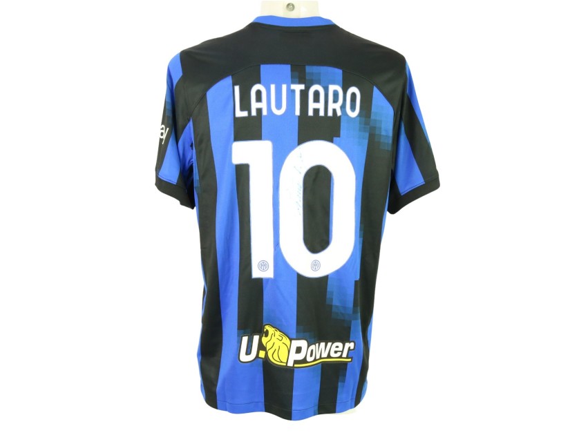 Maglia ufficiale Lautaro Inter, 2023/24 "Star Trek Edition" - Autografata