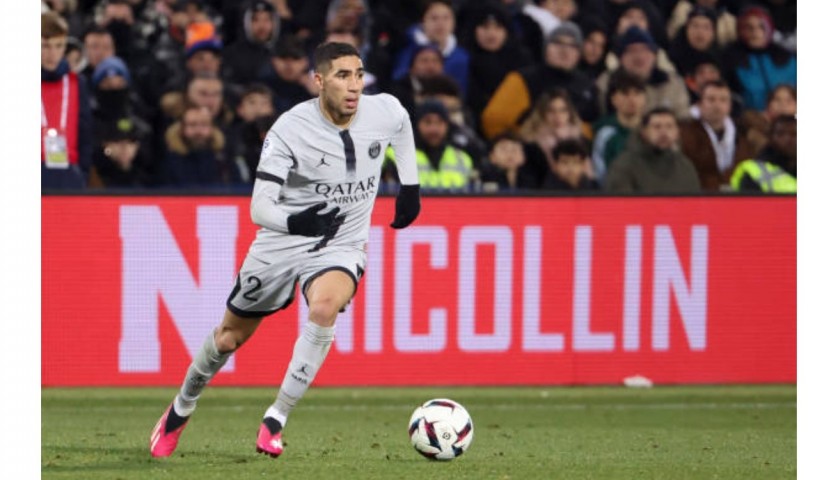 Achraf Hakimi Paris Saint-Germain Nike 2023/24 Away Stadium