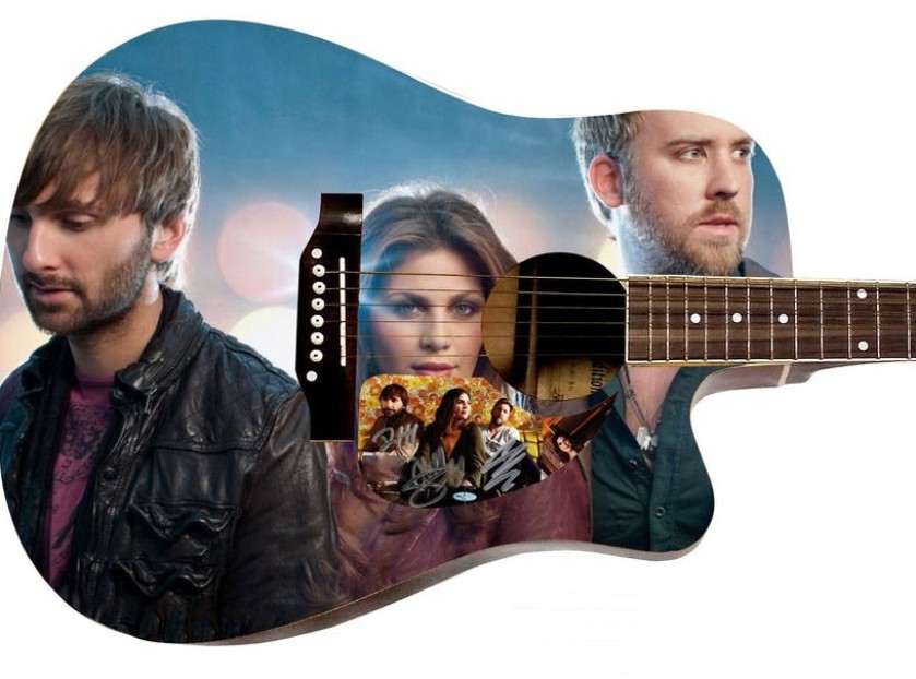 Battipenna chitarra acustica Custom Signature Edition - Autografato da Lady Antebellum 