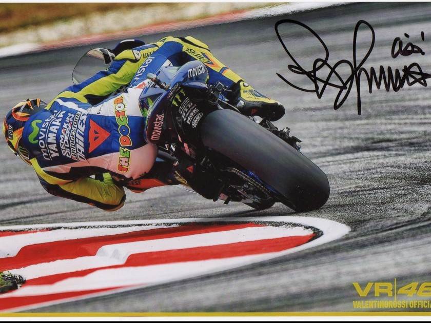 Valentino Rossi Original Signed Photo