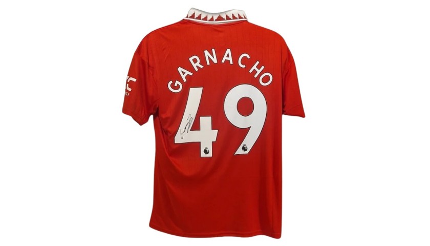 Alejandro Garnacho's Manchester United 2022/23 Signed Official