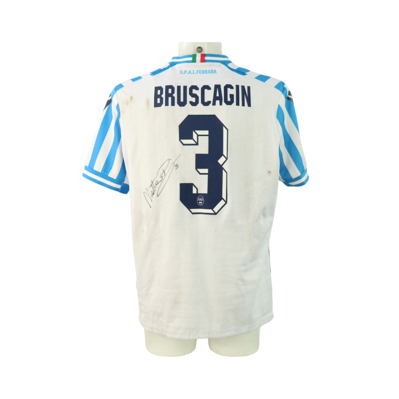 Bruscagin's Signed Unwashed Shirt, SPAL vs Virtus Entella 2024 