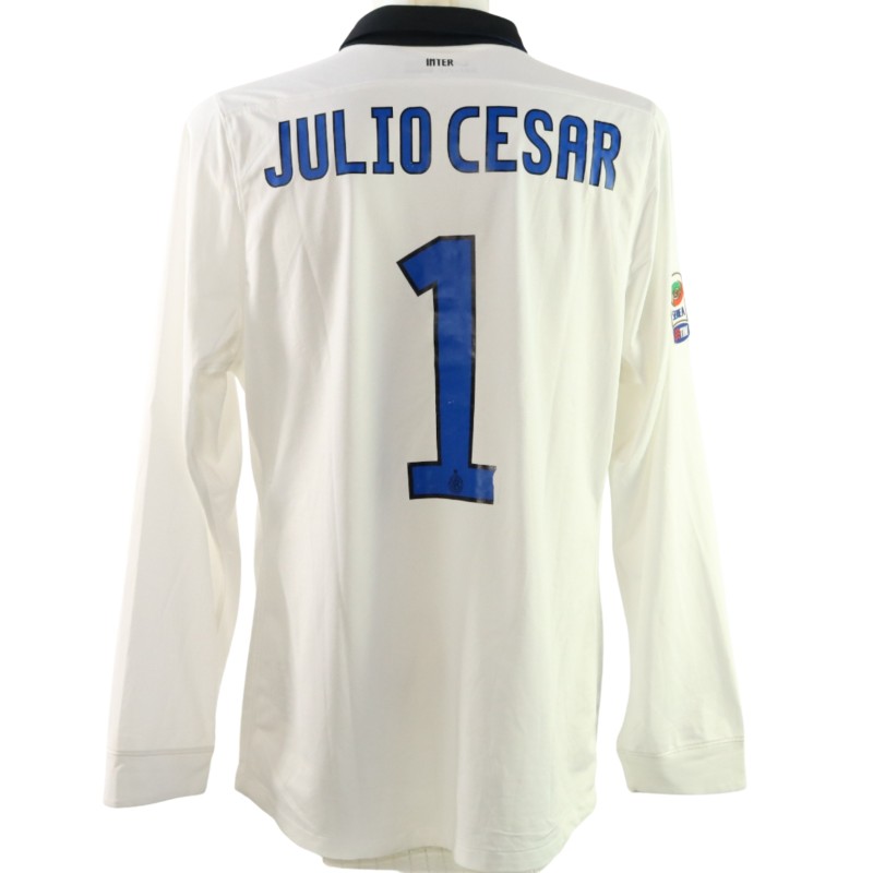 Julio Cesar's Inter Match-Issued Shirt, 2011/12