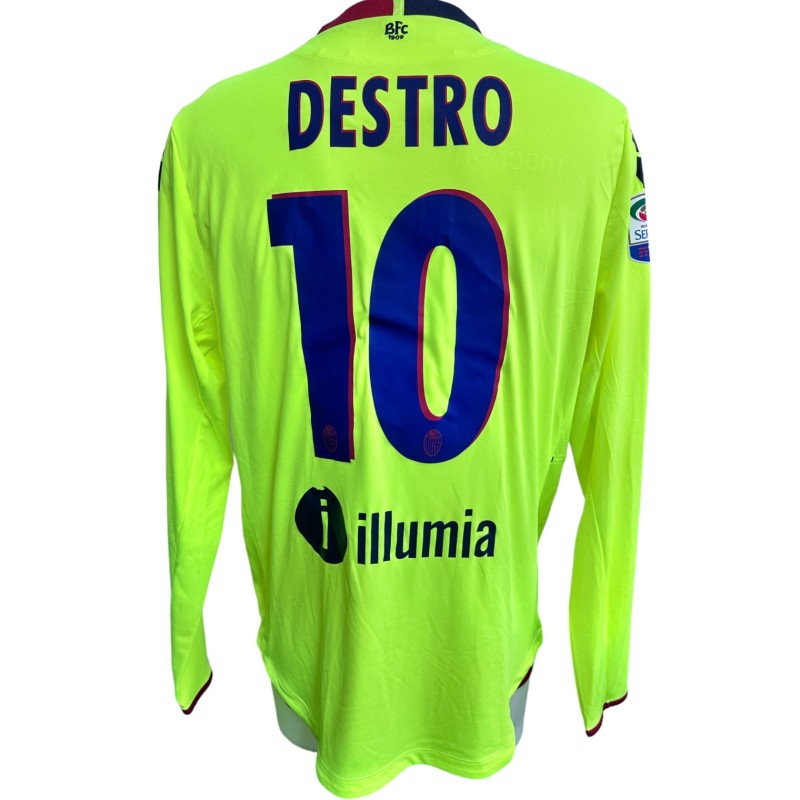 Destro's Match Worn Shirt, Udinese vs Bologna 2016 - Special Chapecoense Patch