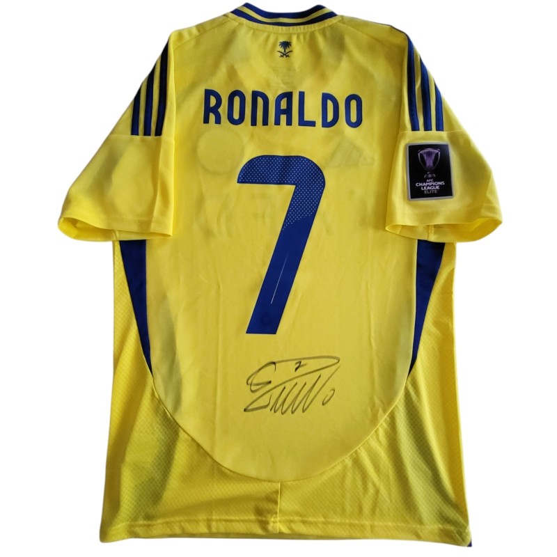 Cristiano Ronaldo's Al Nassr Signed Official Shirt, 2024