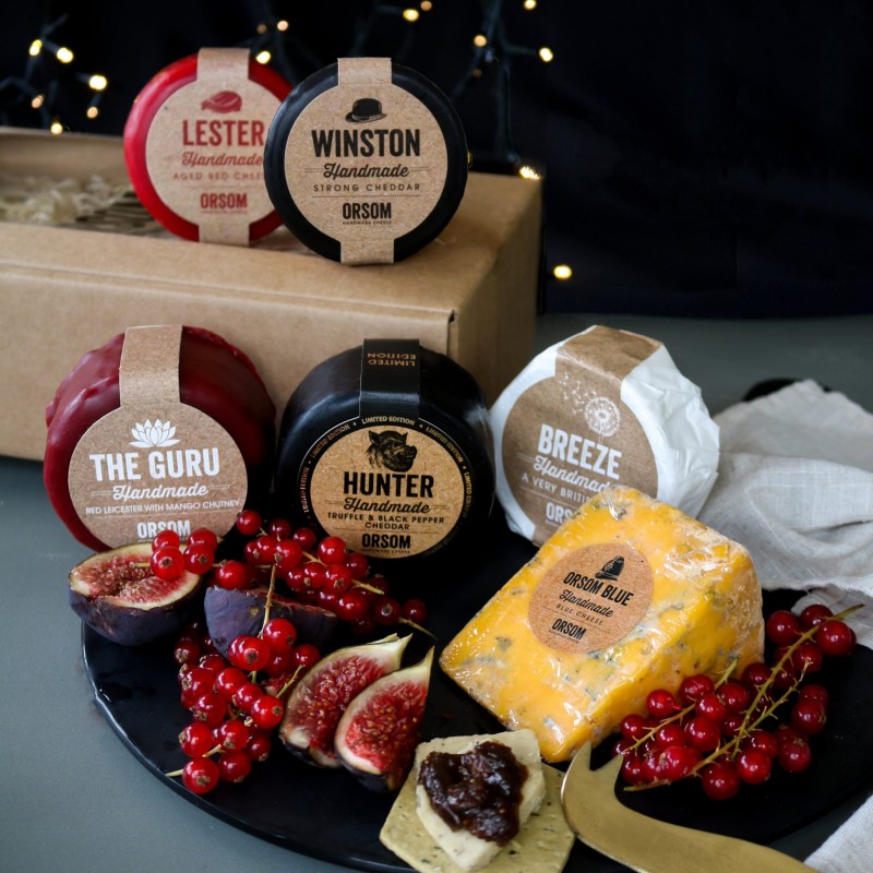 Orsom Cheese Taste Selection Hamper plus Two Bottles of Crémant de Loire and Four Bottles of Rioja    
