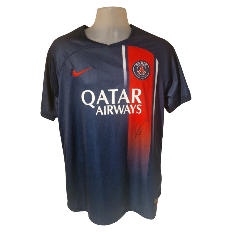 Idrissa Gueye Signed PSG 2021-22 Home Football Shirt