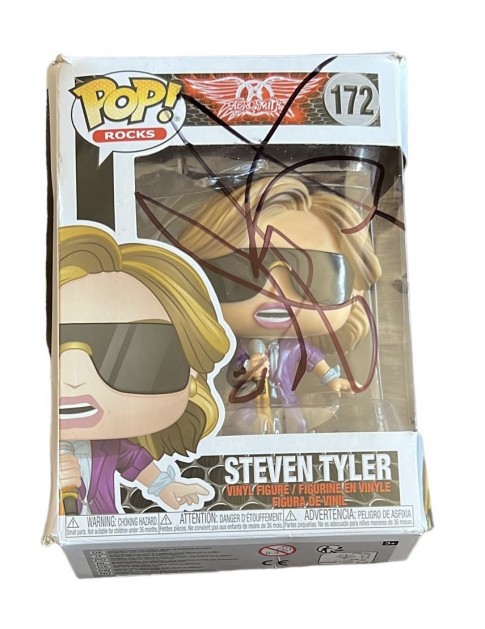 Steven Tyler From Aerosmith Signed Funko Pop #172 - CharityStars