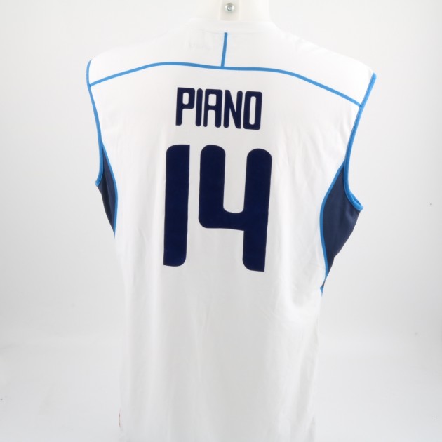 Official Italvolley shirt, worn and signed by Matteo Piano
