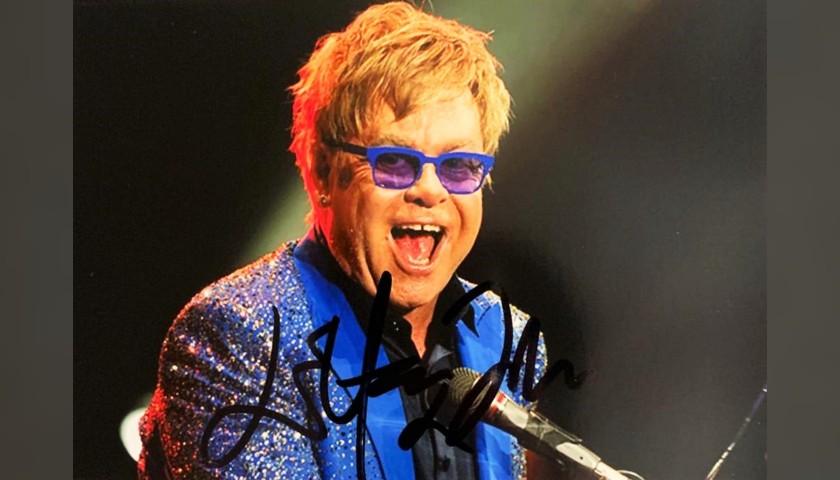 Photograph Signed by Elton John