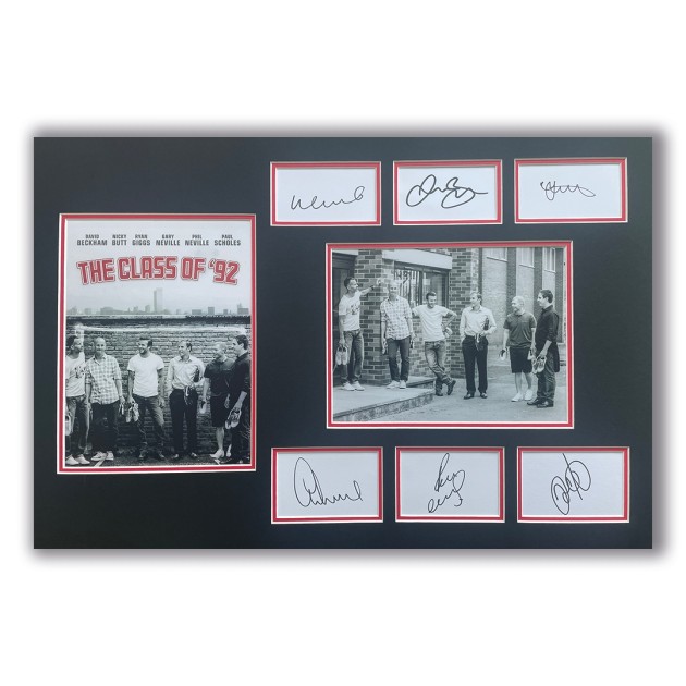 Manchester United Class of '92 Signed Display