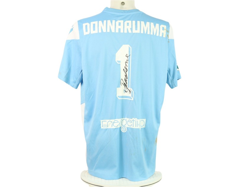 Donnarumma's unwashed Signed Shirt, Padova vs Trento 2024 