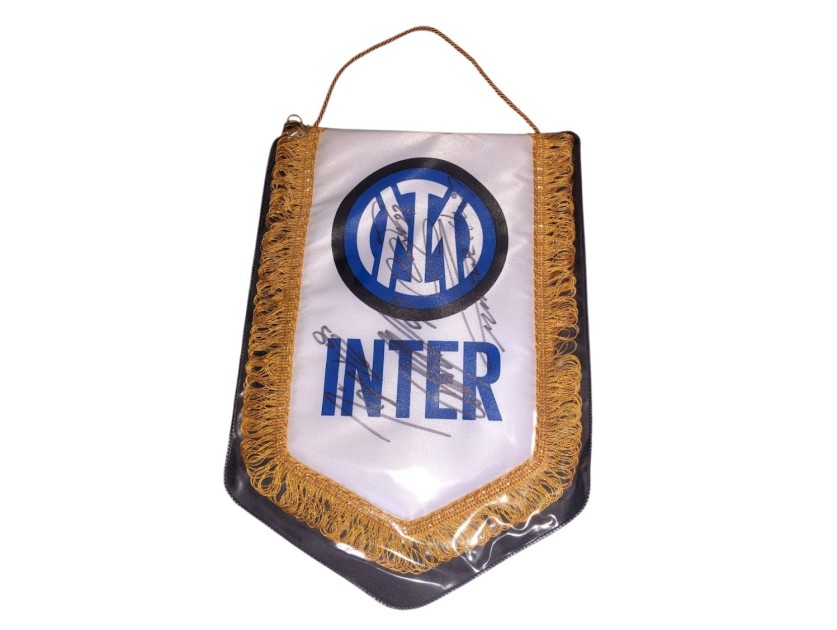 Official Inter Pennant, 2022/23 - Signed by the Players - CharityStars