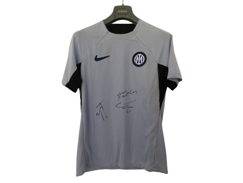 Maglia Training Inter, 2023/24 - Autografata dai Giocatori