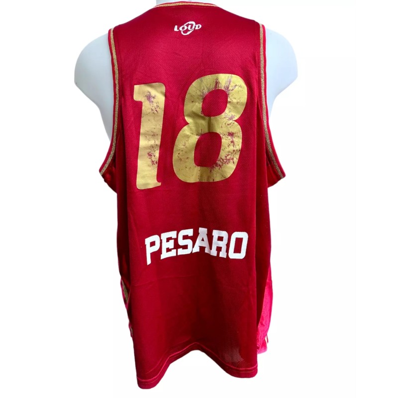 Scavolini Pesaro's 2000s Match-Issued Jersey