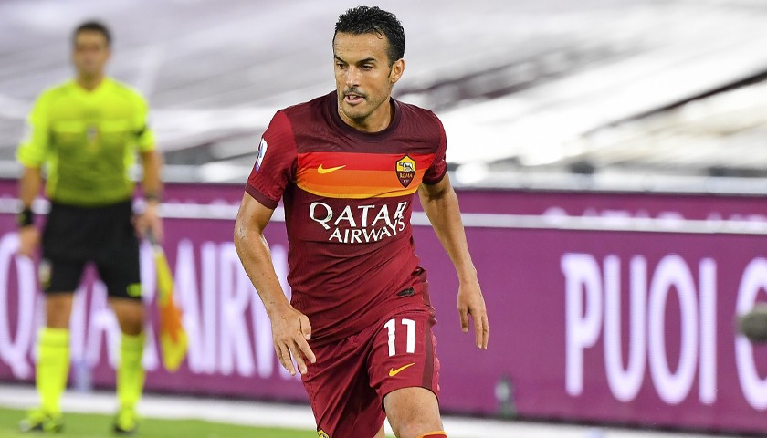 Pedro's AS Roma Shirt, 20/21 - Signed with Dedication