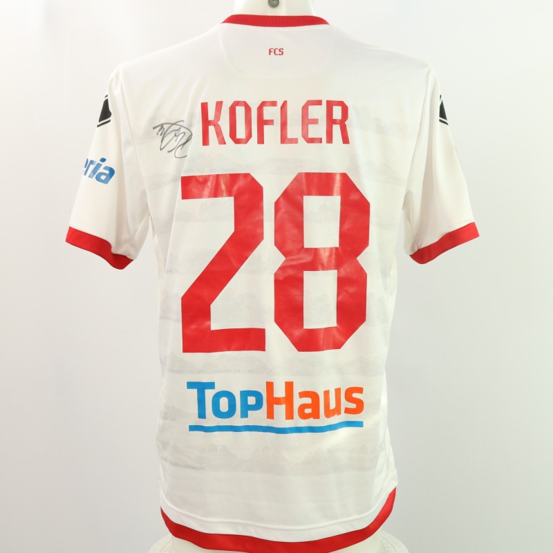 Kofler's Signed Unwashed Shirt, Sudtirol vs Frosinone 2024