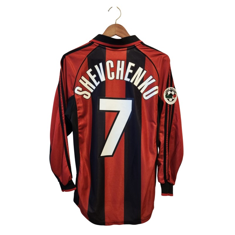 Andriy Shevchenko's AC Milan 1998/99 Vintage Home Shirt