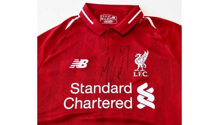 Mohamed Salah Signed Liverpool FC 18/19 Home Shirt