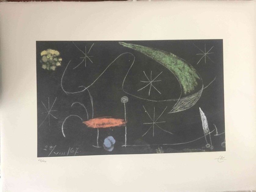 Offset lithography by Joan Miró (replica)