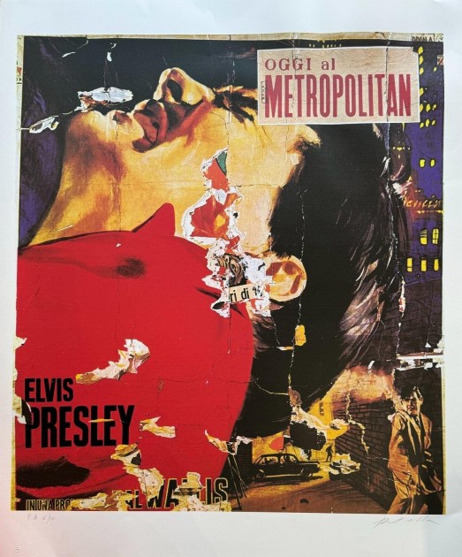 "Assault in the Night" by Mimmo Rotella