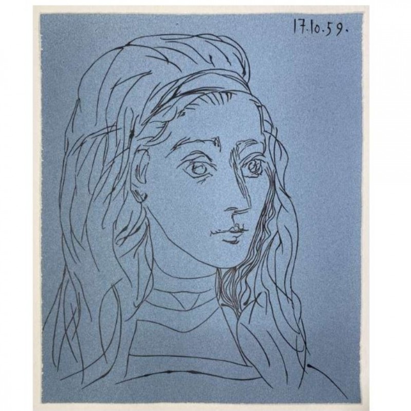 Femme Accudee (from Picasso Linogravures) by Picasso