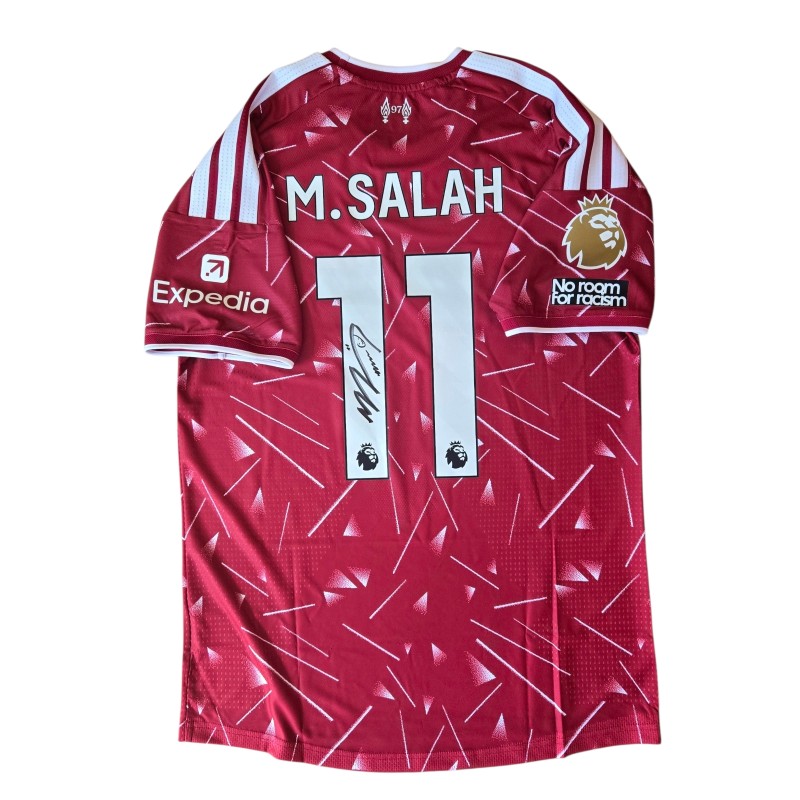 Salah's Signed Match-Issued Shirt, Liverpool vs Brentford 2026