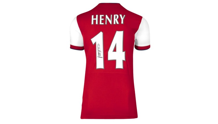 Thierry Henry Official UEFA Champions League Back Signed and Framed Modern  Arsenal Home Shirt UEFA Club Competitions Online Store