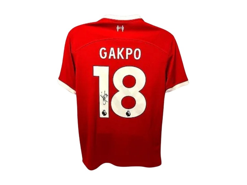Maglia Replica del Liverpool 2023/24 firmata da Cody Gakpo