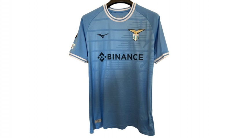 Romagnoli's Lazio Match Shirt, EL 2022/23 - CharityStars