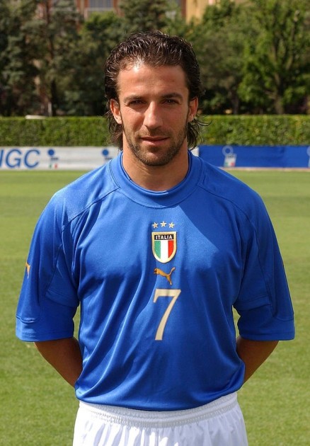 Del Piero's Italy Signed Match Shirt, 2004