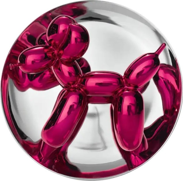 "Balloon Dog (Magenta)" artwork by Jeff Koons