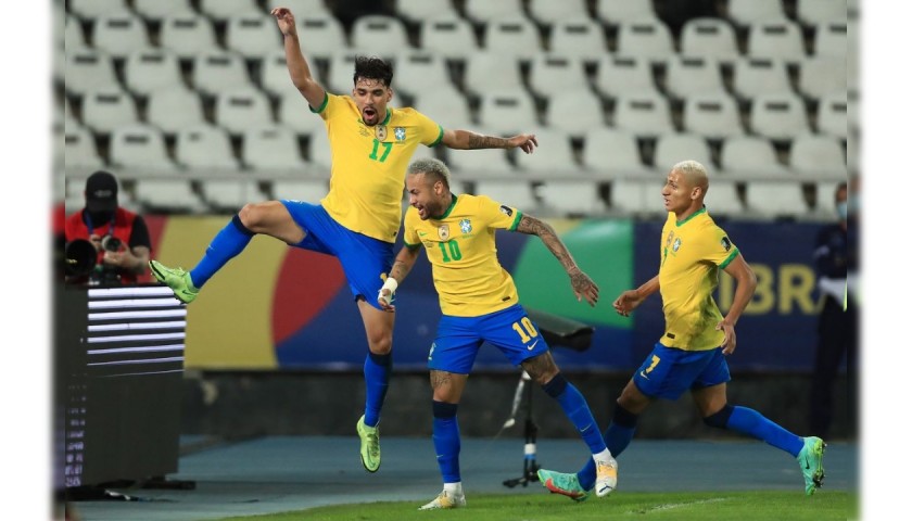 Firmino's Match Shirt, Brazil-Peru 2021