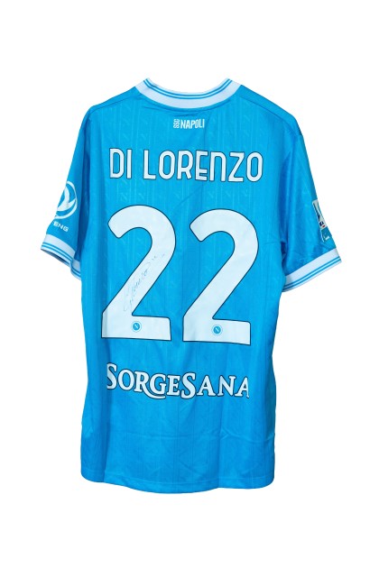 Di Lorenzo's Napoli Official Shirt, 2025/26 - Signed