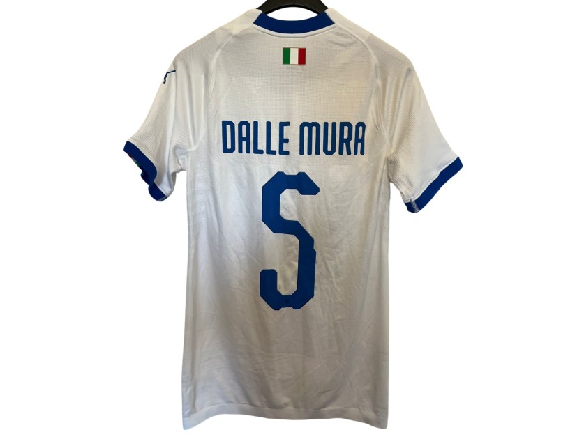 Dalle Mura's Italy U19 Match-Issued Shirt, 2019/20