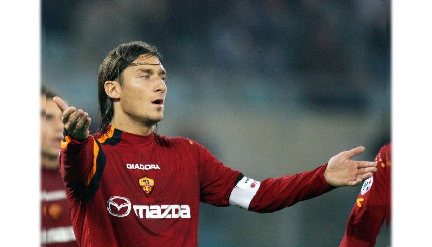 Totti's Roma Signed Match Armband, 2003/04