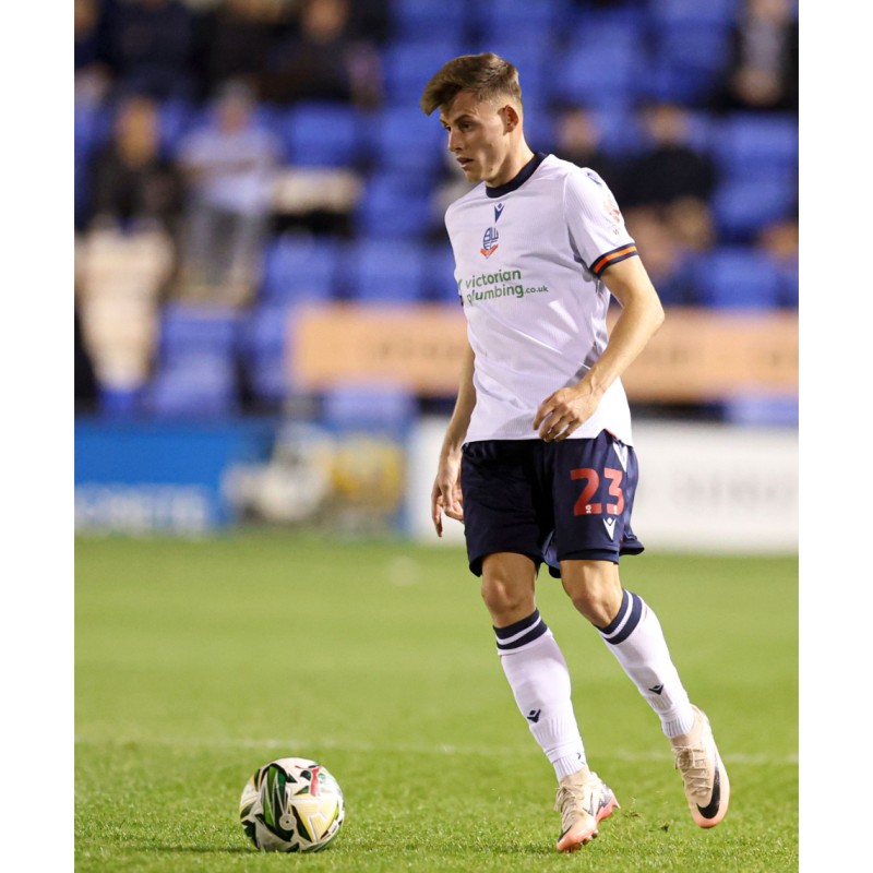 Szabolcs Schön's Bolton Wanderers Vs Shrewsbury Signed Match Worn Shirt