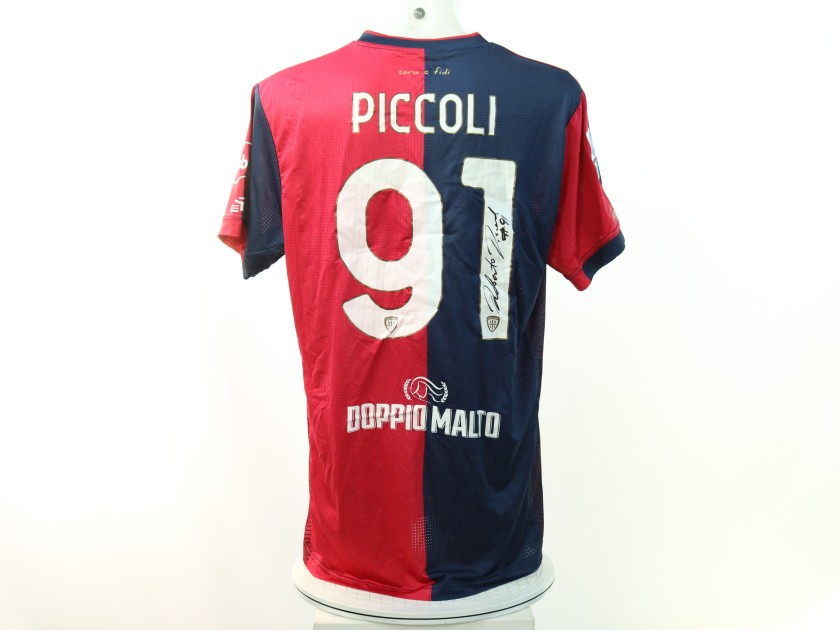 Maglia Piccoli Unwashed, Cagliari vs Atalanta 2024 - Autografata