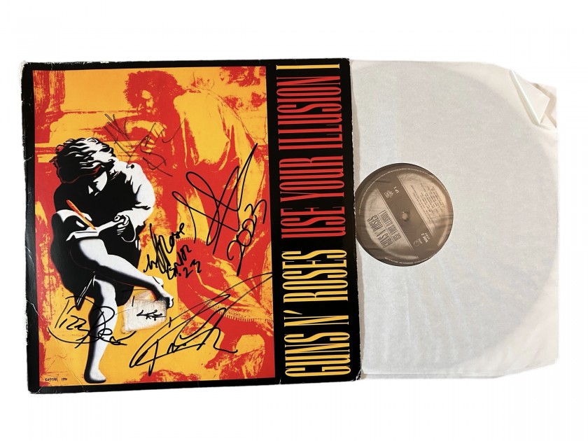 Guns N' Roses Signed 'Use Your Illusion' Vinyl LP