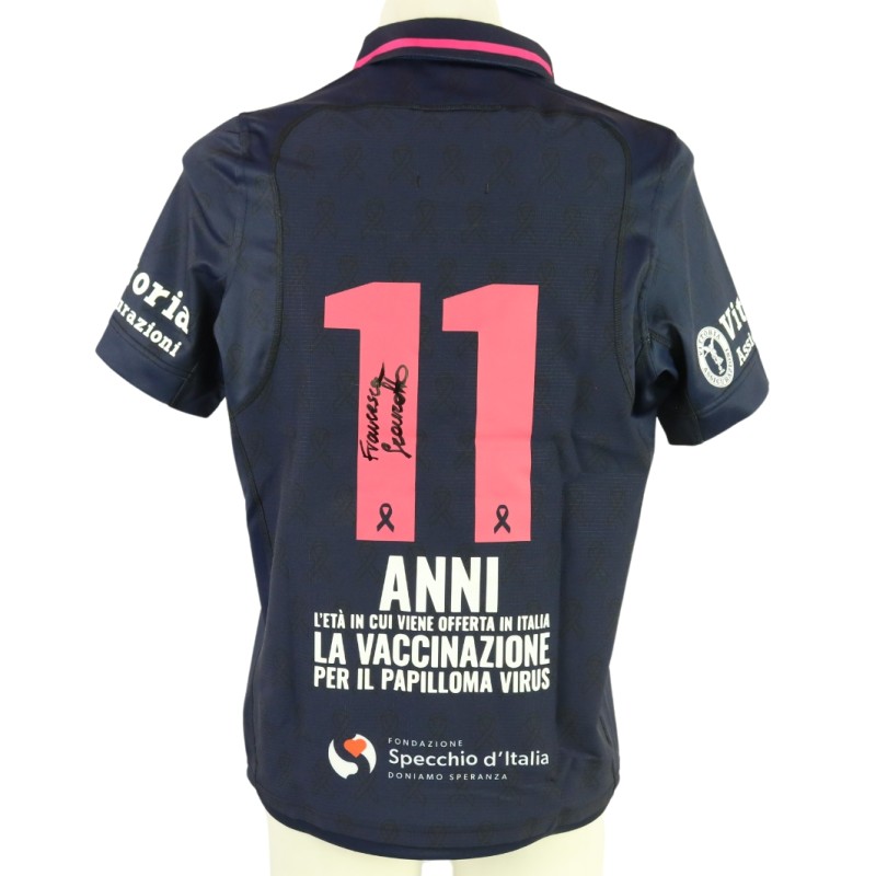 Francesca Granzotto's Signed Match Shirt, Italy vs Scotland 2024