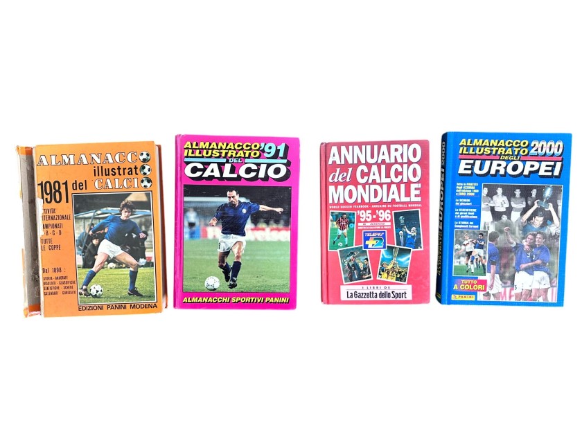 Collezione di Quattro Almanacchi del Calcio Panini