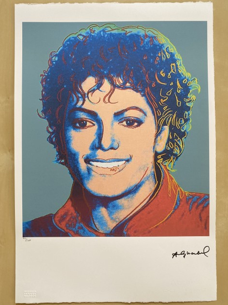 Andy Warhol Signed "Michael Jackson" 