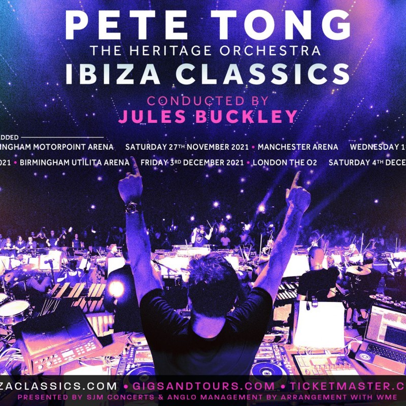 2 Tickets to Pete Tong Presents Ibiza Classics 