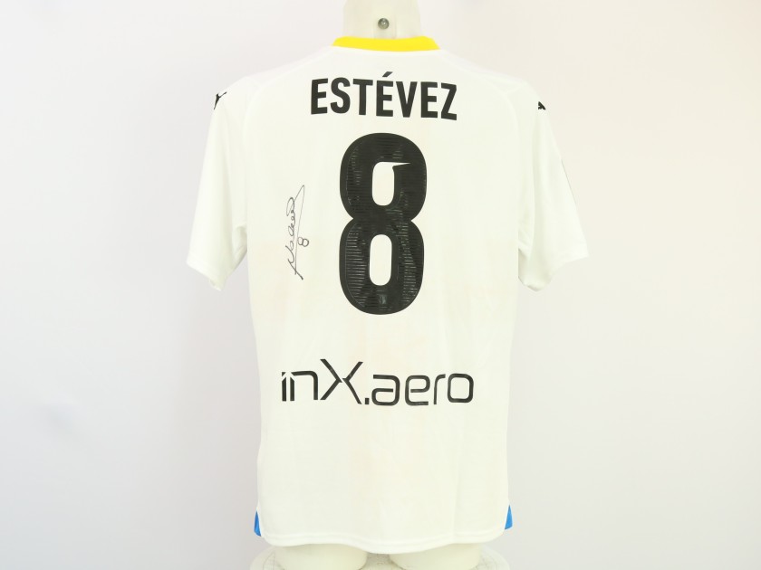 Estevez's Unwashed Signed Shirt, Parma vs Spezia 2024