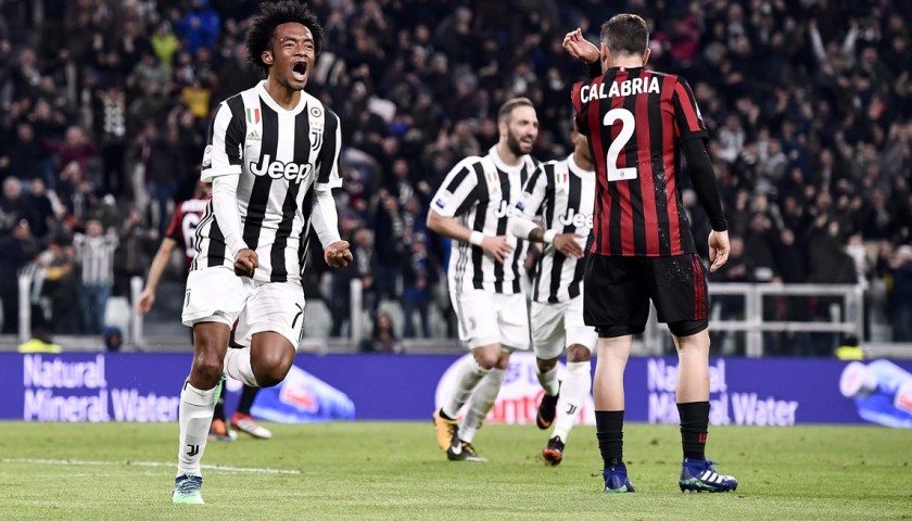 Calabria's Match-Issued/Worn Juventus-Milan 2018 Shirt