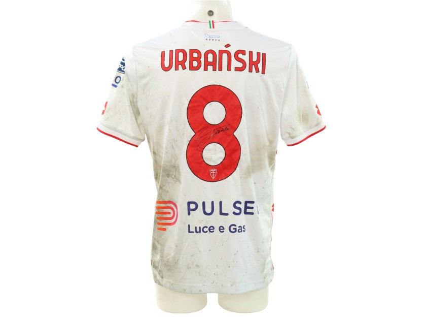 Urbanski's Signed Unwashed Shirt, Genoa vs Monza 2025