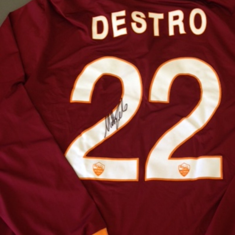 Roma fanshop shirt, Destro, Serie A 2013/2014 - signed