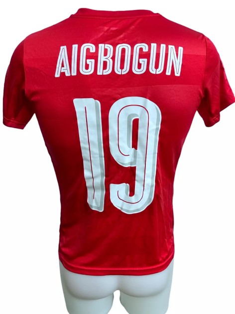 Aigbogun's Switzerland Women Match-Issued Shirt, 2019