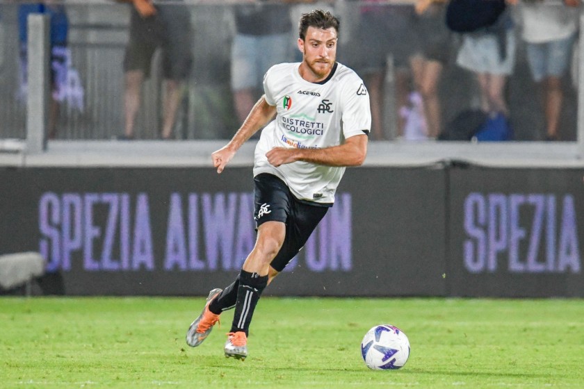 Bastoni's Spezia Match Shirt, 2022/23 - Signed by the Players